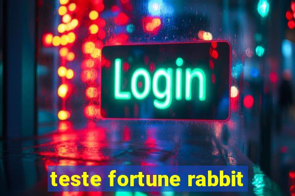 teste fortune rabbit